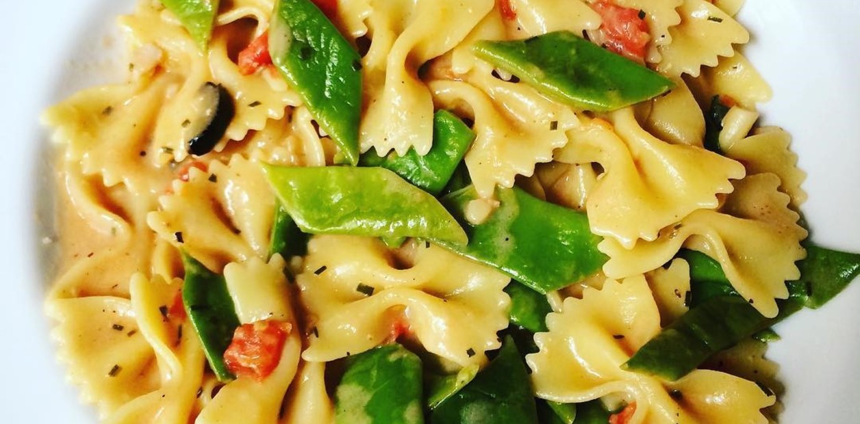 Pasta con chauchas